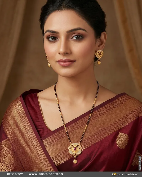 Finely_Detailed_Gold_Plated_Mangalsutra_Set_For_Women_Style_A533