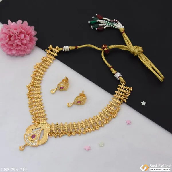 Casual_Design_Fashion_Forward_Gold_Plated_Necklace_Set_For_Women_Style_A719