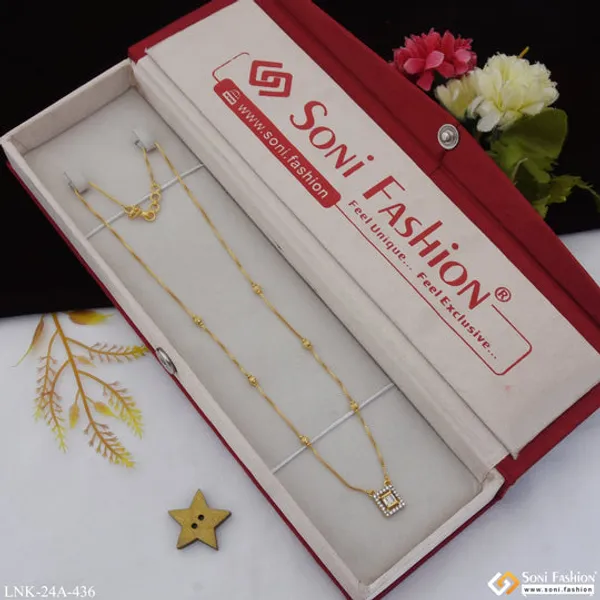 1_Gram_Gold_Plated_With_Diamond_Latest_Design_Necklace_For_Ladies_Style_A436