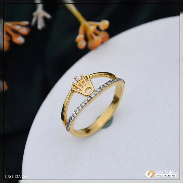 1_Gram_Gold_Plated_Unique_Design_Ring_For_Ladies_Style_A263