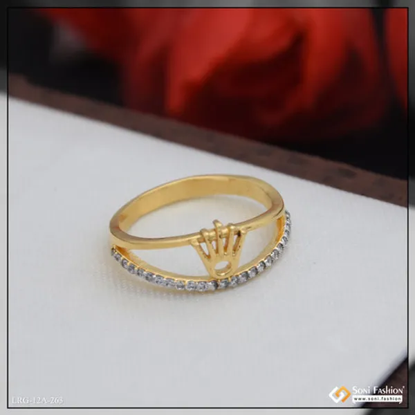 1_Gram_Gold_Plated_Unique_Design_Ring_For_Ladies_Style_A263