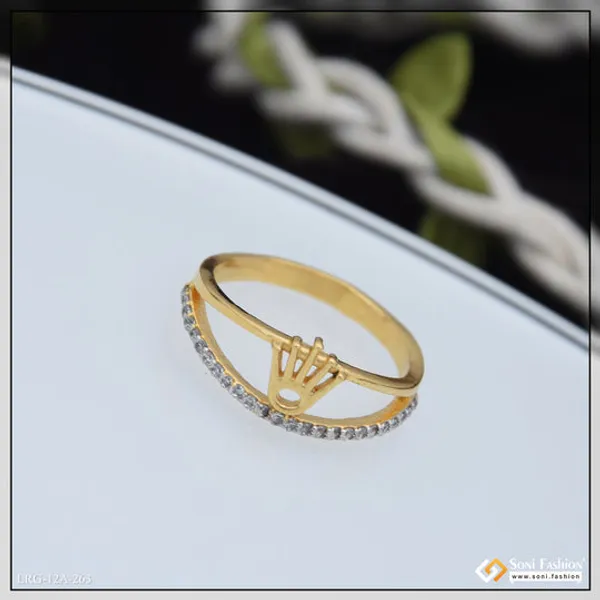 1_Gram_Gold_Plated_Unique_Design_Ring_For_Ladies_Style_A263