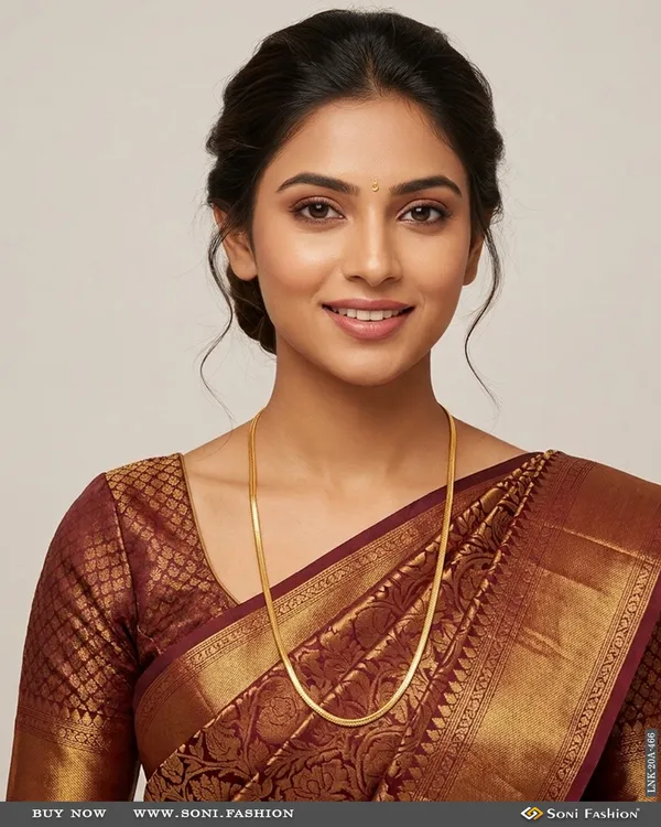 1_Gram_Gold_Plated_Finely_Detailed_Best_Quality_Chain_For_Ladies_Style_A466