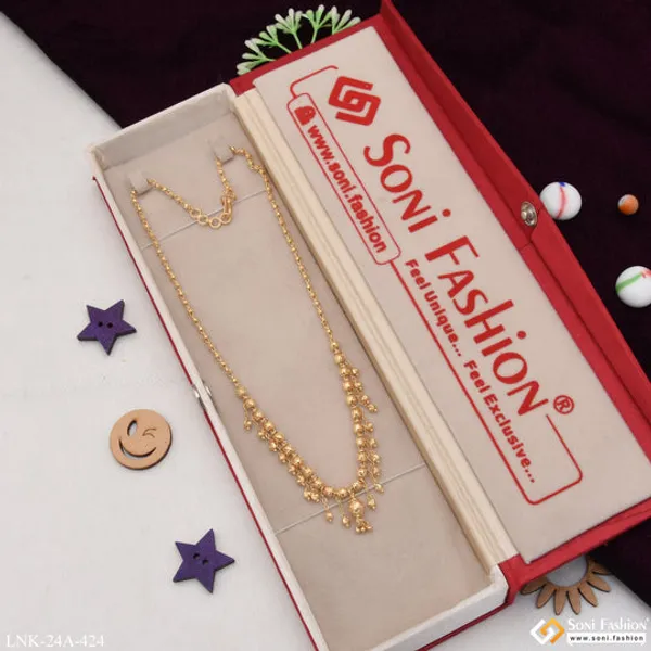 1_Gram_Gold_Plated_Designer_Finely_Detailed_Necklace_For_Ladies_Style_A424