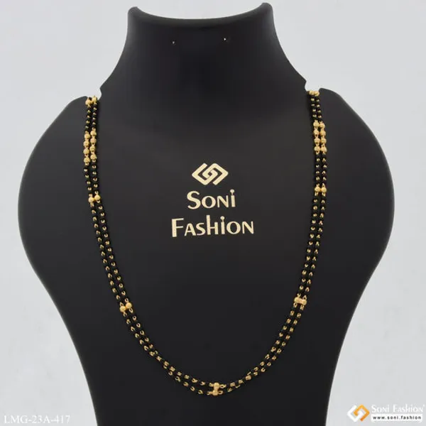 1_Gram_Gold_Plated_2_Line_Cool_Design_Mangalsutra_Dori_For_Women_Style_A417