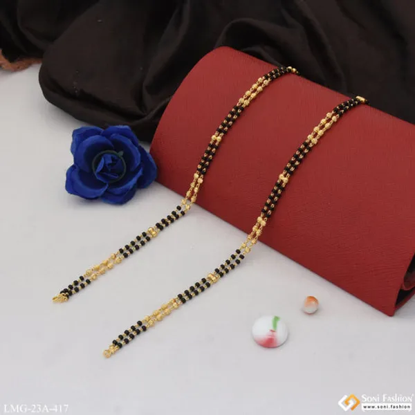 1_Gram_Gold_Plated_2_Line_Cool_Design_Mangalsutra_Dori_For_Women_Style_A417