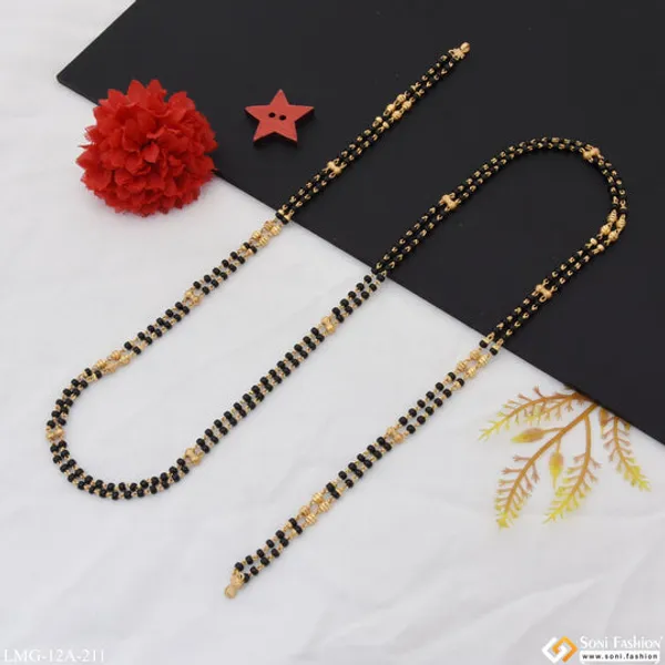 1_Gram_Gold_Plated_2_Line_Latest_Design_Mangalsutra_Dori_For_Women_Style_A211