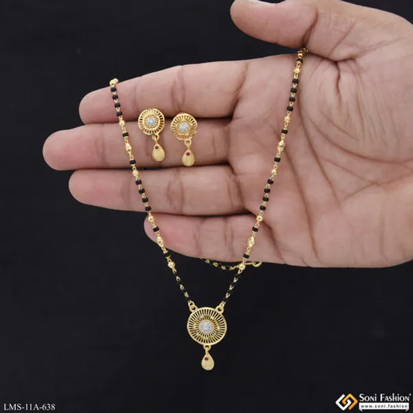 Fancy_Design_Gold_Plated_Mangalsutra_Set_For_Women_Style_A638