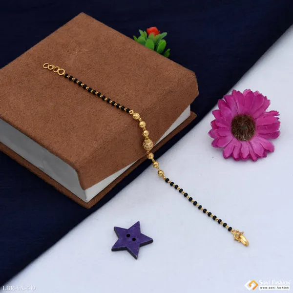 Fashion_Forward_Gold_Plated_Mangalsutra_Bracelet_For_Women_Style_A449