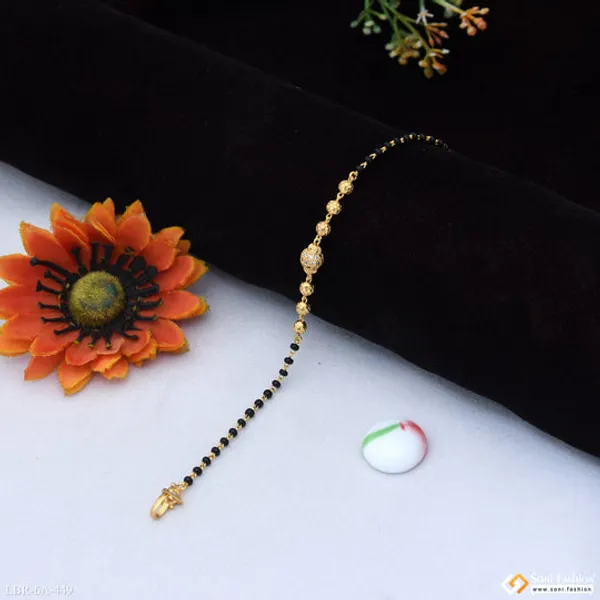 Fashion_Forward_Gold_Plated_Mangalsutra_Bracelet_For_Women_Style_A449