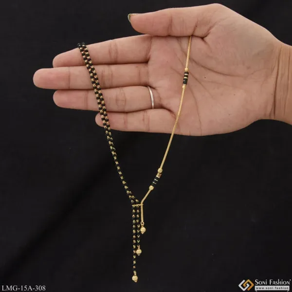 1_Gram_Gold_Plated_Fancy_Design_Beautiful_Design_Mangalsutra_For_Women_Style_A308