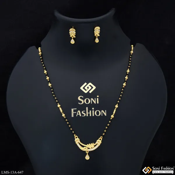Fashionable_Gold_Plated_Mangalsutra_Set_For_Women_Style_A647