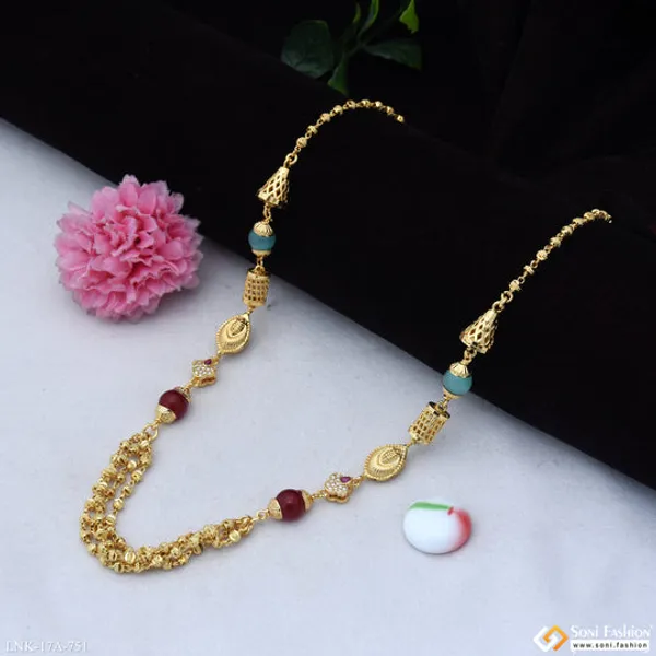Charming_Design_Gold_Plated_Mala_For_Women_Style_A751