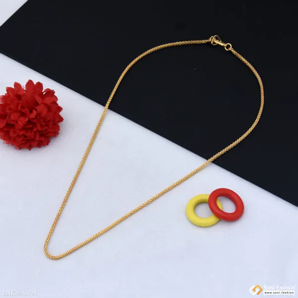 Sparkling_Design_Gold_Plated_Chain_For_Women_Style_A791