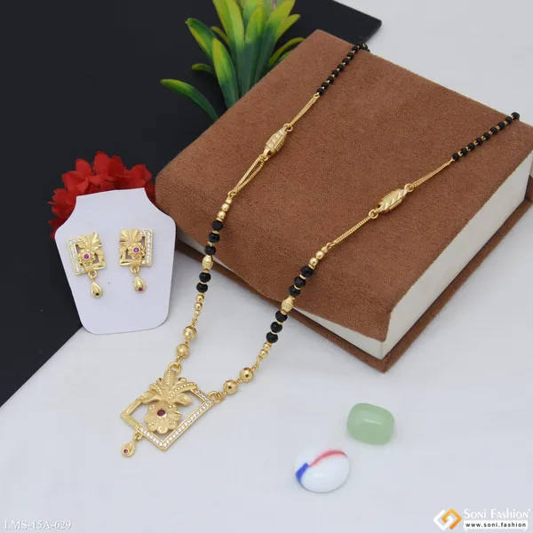 Dazzling_Design_Gold_Plated_Mangalsutra_Set_For_Women_Style_A629