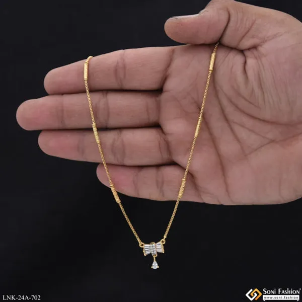 1_Gram_Gold_Plated_Unique_Design_Necklace_For_Ladies_Style_A702