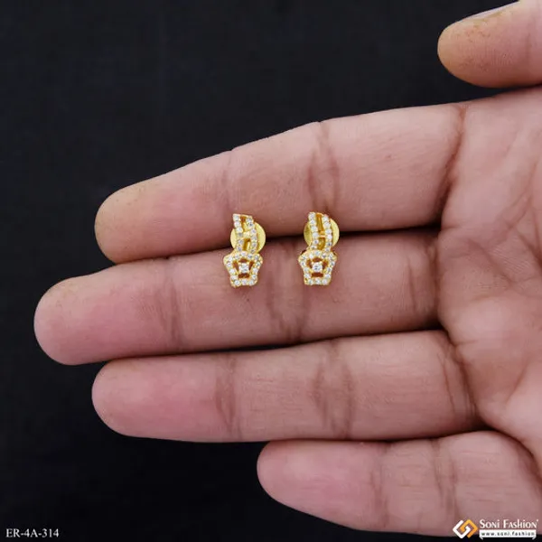 Opulent_Design_Gold_Plated_Earrings_For_Women_Style_A314