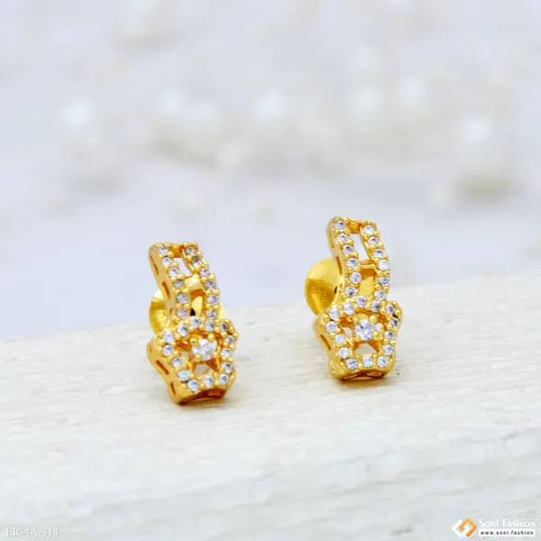 Opulent_Design_Gold_Plated_Earrings_For_Women_Style_A314