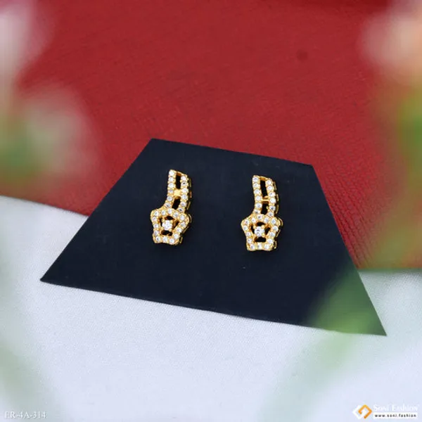 Opulent_Design_Gold_Plated_Earrings_For_Women_Style_A314