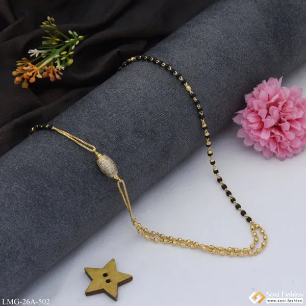 1_Gram_Gold_Plated_Chic_Design_Casual_Design_Mangalsutra_For_Women_Style_A502