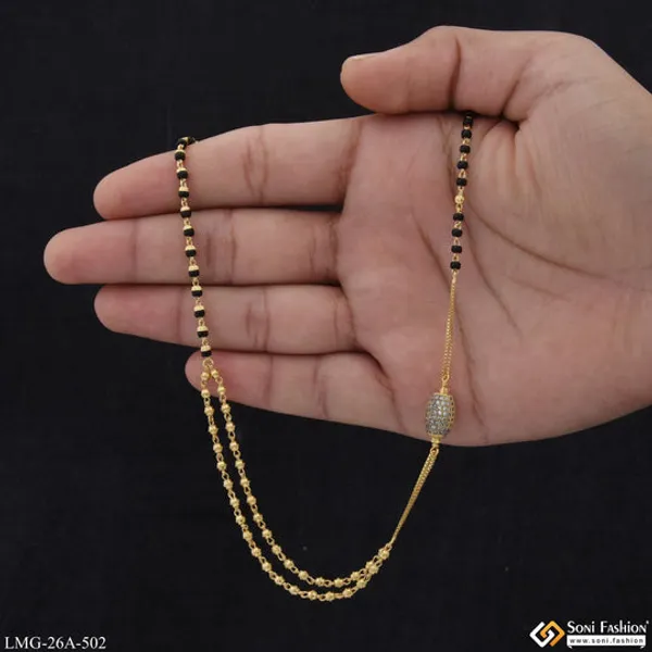 1_Gram_Gold_Plated_Chic_Design_Casual_Design_Mangalsutra_For_Women_Style_A502