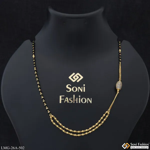 1_Gram_Gold_Plated_Chic_Design_Casual_Design_Mangalsutra_For_Women_Style_A502