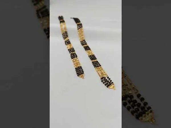 1_Gram_Gold_Plated_4_Line_Beautiful_Design_Mangalsutra_Dori_For_Women_Style_A291