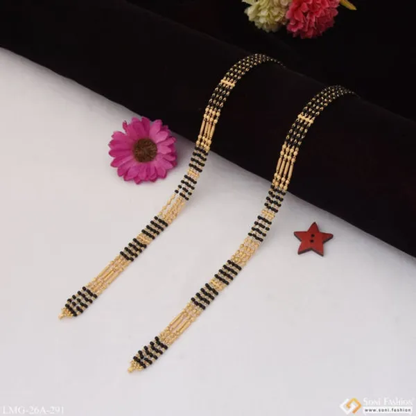 1_Gram_Gold_Plated_4_Line_Beautiful_Design_Mangalsutra_Dori_For_Women_Style_A291