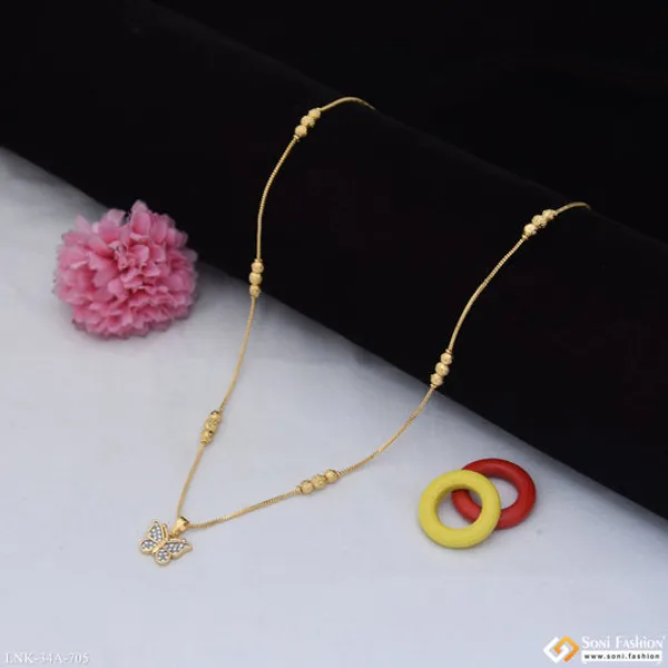 1_Gram_Gold_Plated_Beautiful_Design_Chain_Pendant_For_Ladies_Style_A705