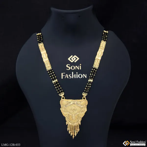 Glittering_Design_Gold_Plated_Mangalsutra_For_Women_Style_B033