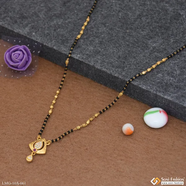 Glamorous_Design_Gold_Plated_Mangalsutra_For_Women_Style_A661