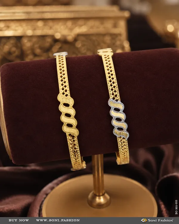 1_Gram_Gold_Plated_Beautiful_Design_Fashionable_Bangles_For_Lady_Style_A033