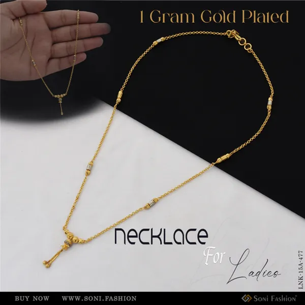 1_Gram_Gold_Plated_Latest_Design_Gold_Plated_Necklace_For_Ladies_Style_A477