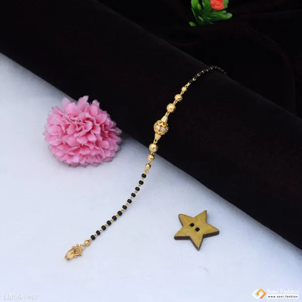 New_Style_Gold_Plated_Mangalsutra_Bracelet_For_Women_Style_A448
