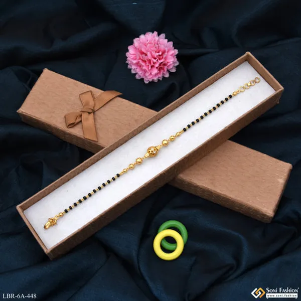 New_Style_Gold_Plated_Mangalsutra_Bracelet_For_Women_Style_A448