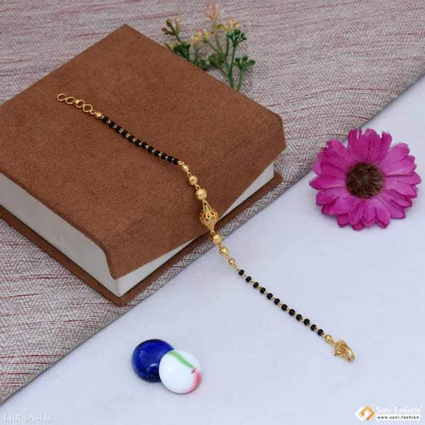 New_Style_Gold_Plated_Mangalsutra_Bracelet_For_Women_Style_A448