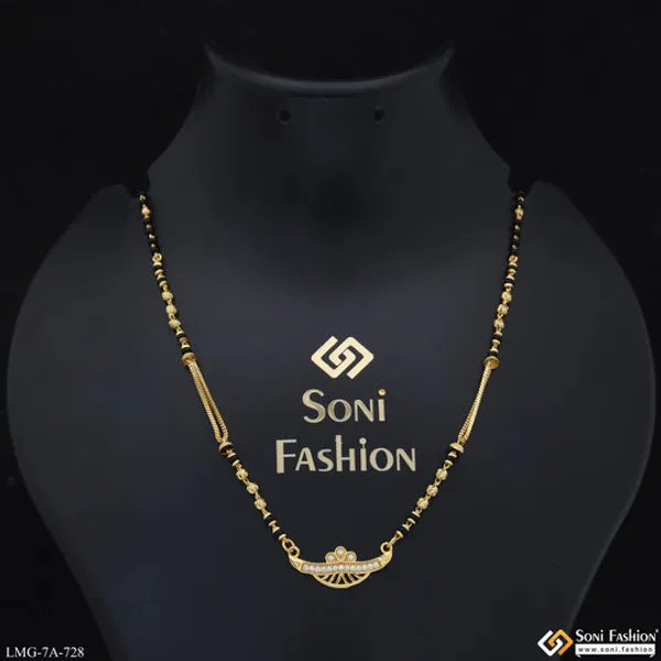 Chic_Design_Gold_Plated_Mangalsutra_For_Women_Style_A728