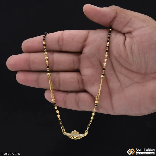 Chic_Design_Gold_Plated_Mangalsutra_For_Women_Style_A728