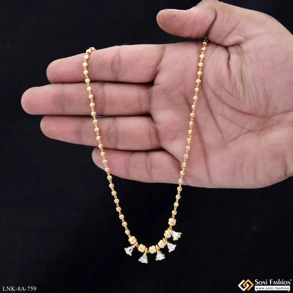 Superior_Quality_Gold_Plated_Necklace_For_Ladies_Style_A759