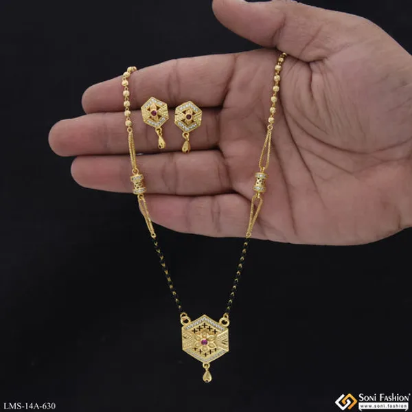 Brilliant_Design_Gold_Plated_Mangalsutra_Set_For_Women_Style_A630