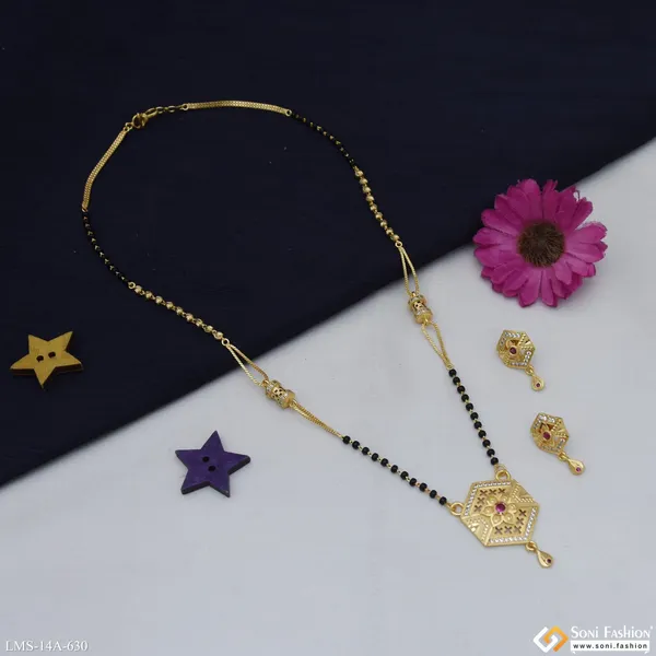 Brilliant_Design_Gold_Plated_Mangalsutra_Set_For_Women_Style_A630