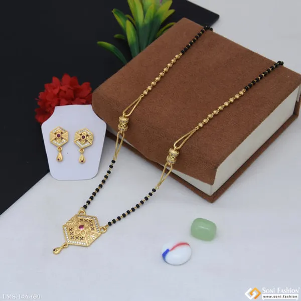 Brilliant_Design_Gold_Plated_Mangalsutra_Set_For_Women_Style_A630