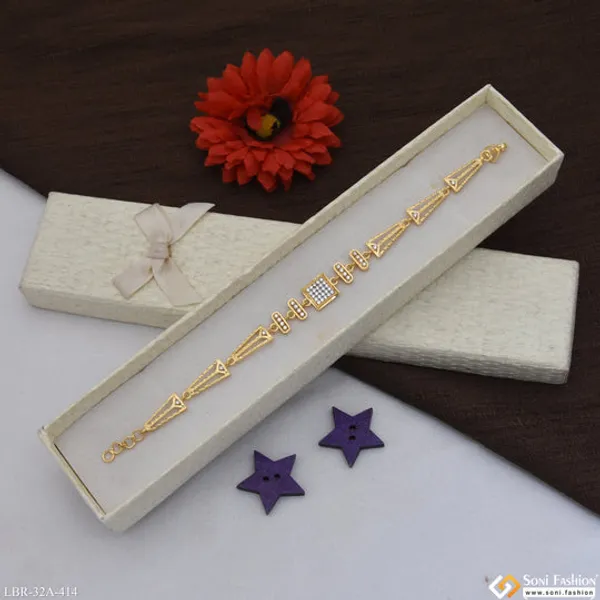 1_Gram_Gold_Plated_Bracelet_For_Ladies_Style_A414