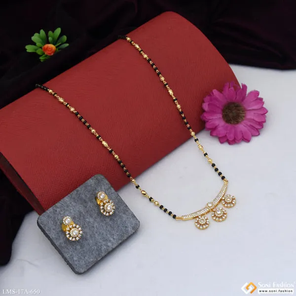 Designer_Gold_Plated_Mangalsutra_Set_For_Women_Style_A650