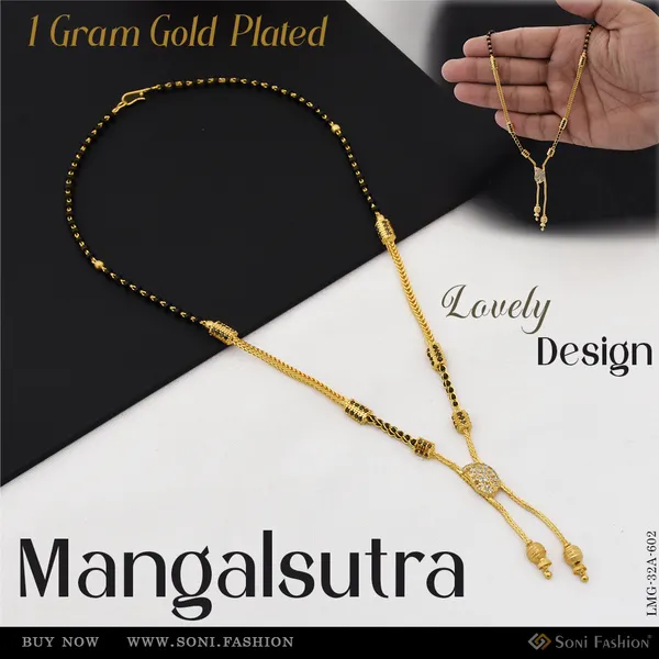 1_Gram_Gold_Plated_Lovely_Design_Mangalsutra_For_Women_Style_A602