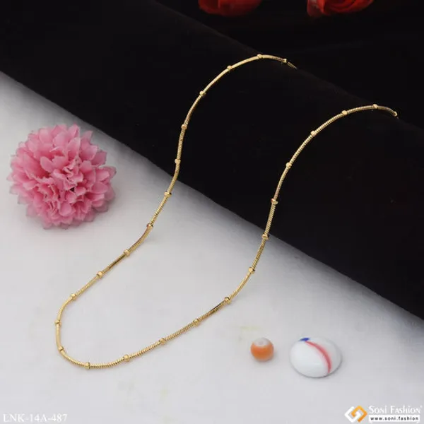 1_Gram_Gold_Plated_Chic_Design_Glittering_Design_Chain_For_Ladies_Style_A487