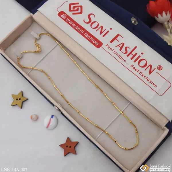 1_Gram_Gold_Plated_Chic_Design_Glittering_Design_Chain_For_Ladies_Style_A487