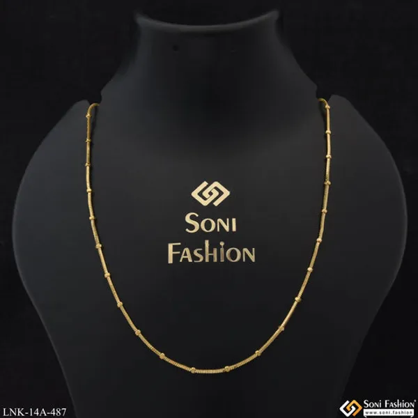 1_Gram_Gold_Plated_Chic_Design_Glittering_Design_Chain_For_Ladies_Style_A487