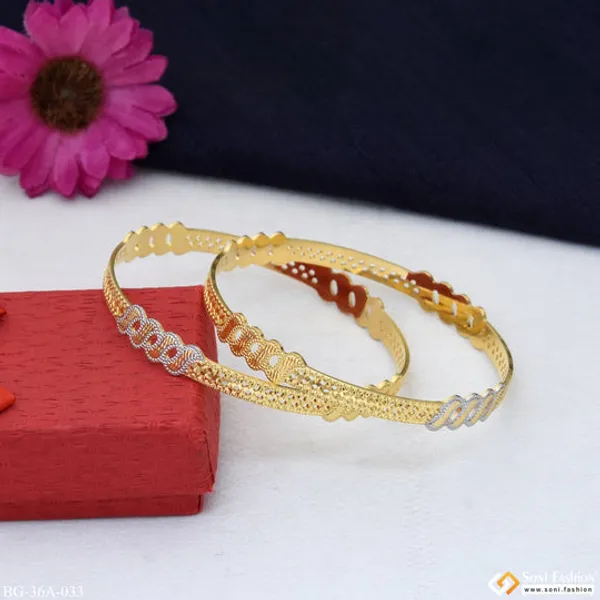 1_Gram_Gold_Plated_Beautiful_Design_Fashionable_Bangles_For_Lady_Style_A033