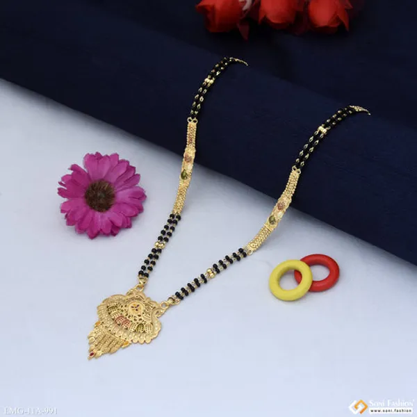Sparkling_Design_Gold_Plated_Mangalsutra_For_Women_Style_A991